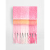 MOD. B494R:Pink Check, 100% polyester, 223 x 33 cm